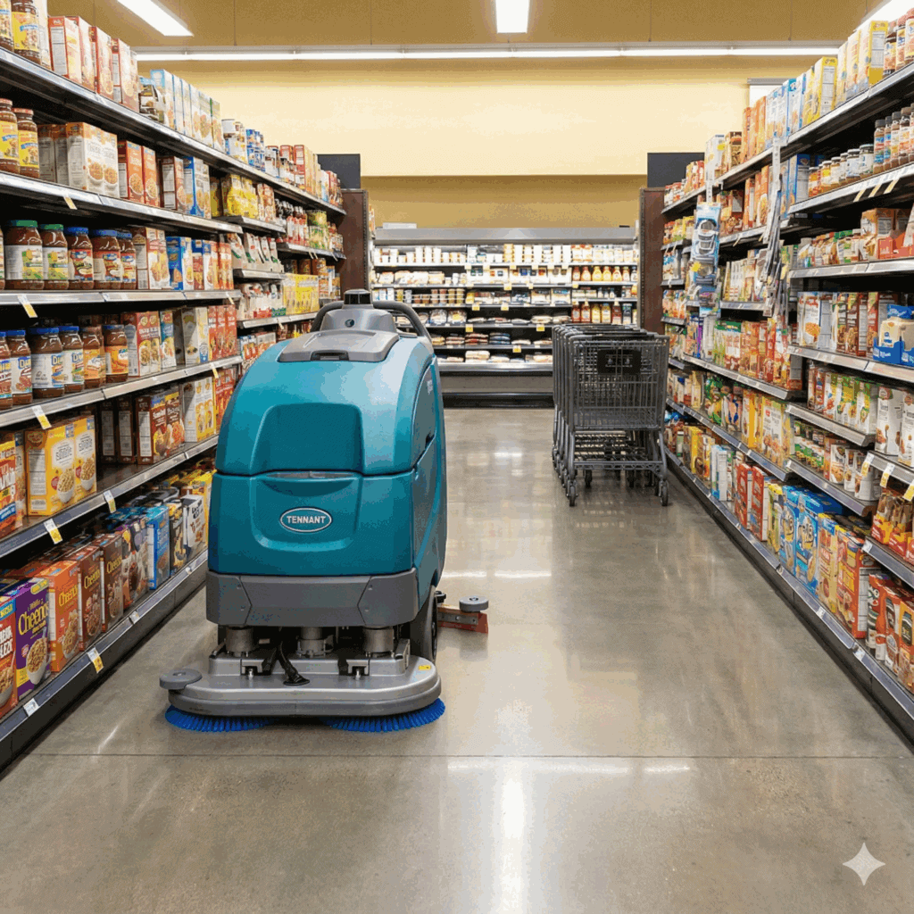 Retail store cleaning service
